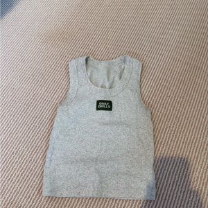 Daily Drills Heather Gray Tank Top